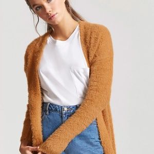 Fuzzy Knit Cardigan